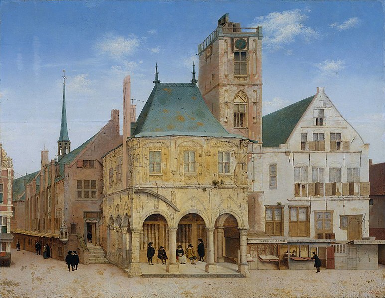 Datei:Saenredam - Het oude stadhuis te Amsterdam.jpeg